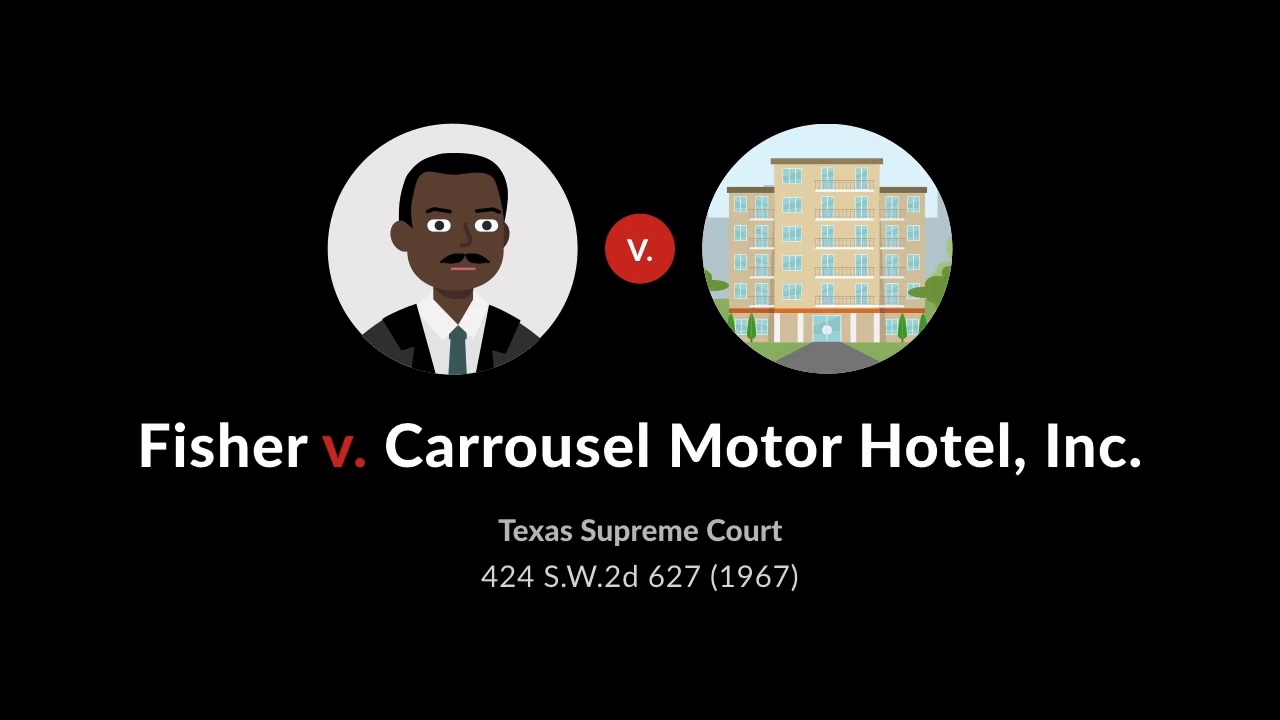 Fisher v carrousel motor hotel inc