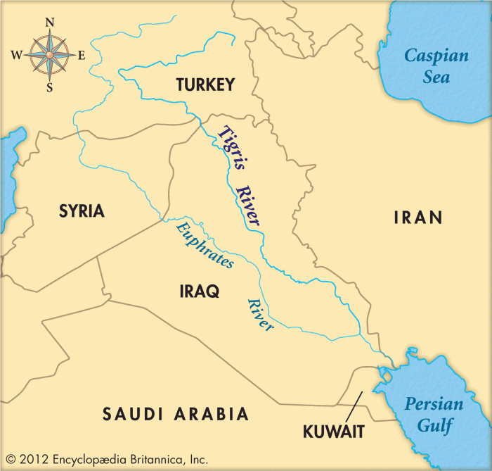 Nile and euphrates river in islam