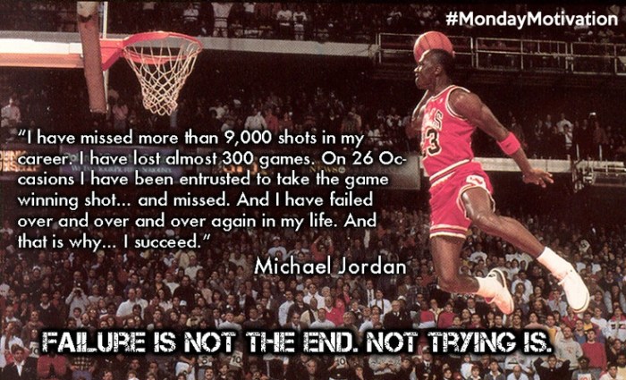 Michael jordan quotes famous failure fitness most some