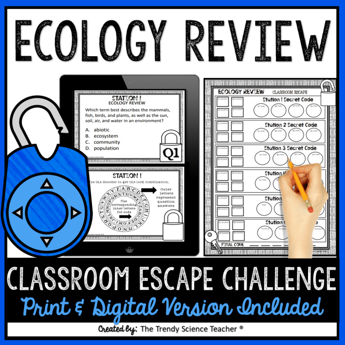 The ecology review worksheet answer key