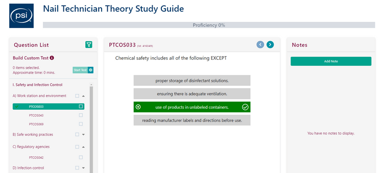 Nail technician exam study guide pdf