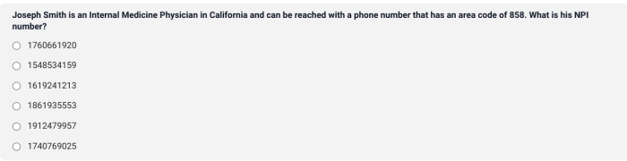 Joseph smith california npi number