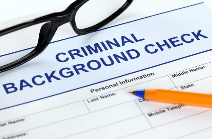 Criminal background checks for nurses and physicians are