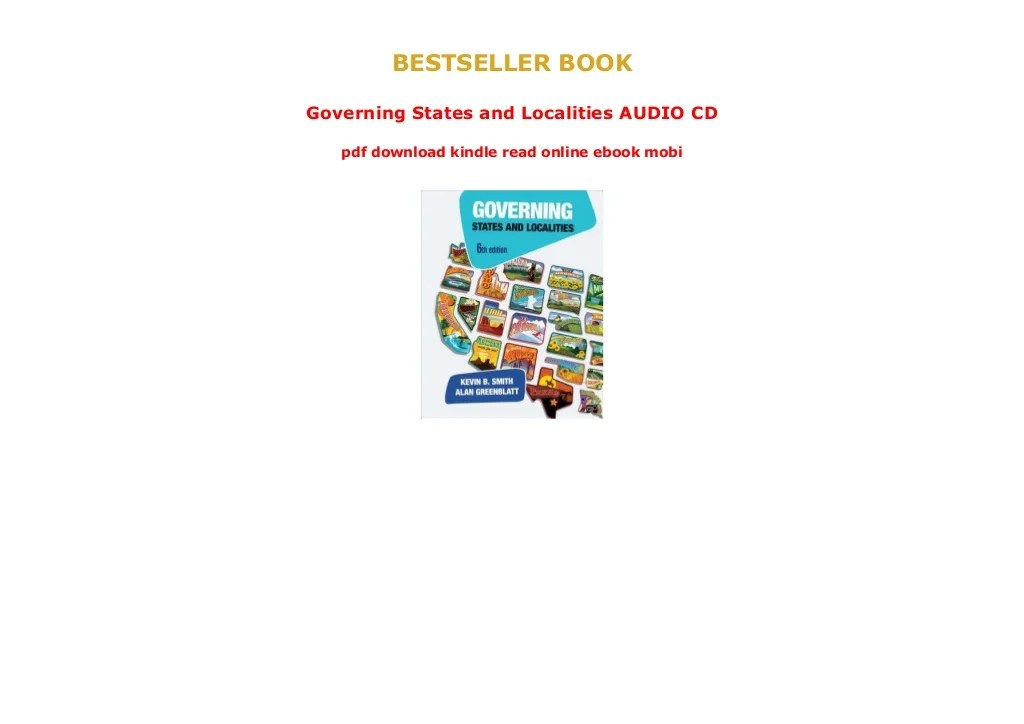 Governing states and localities 8th edition pdf