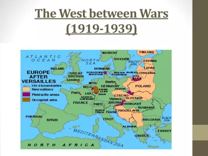 Guided reading activity the west between the wars